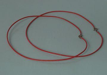 Ko�en� n�hrdeln�k 40cm oran�ov�