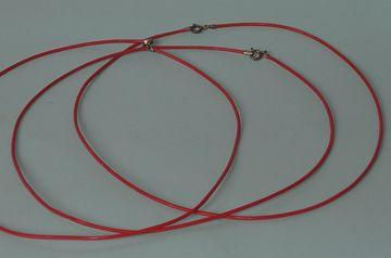Ko�en� n�hrdeln�k 40cm �erven�
