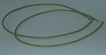 Ko�en� n�hrdeln�k 3mm / 45cm zelen�